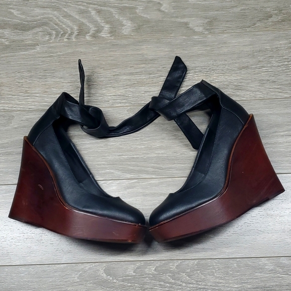 Kimchi Blue Sophie Ankle Tie Wedge - Picture 4 of 14